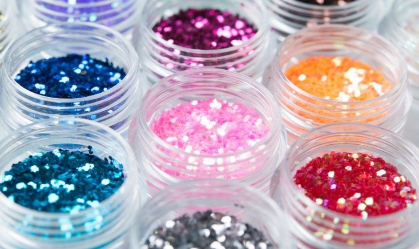 jars of glitter