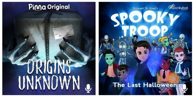 Pinna Original podcast Origins Unknown and Spooky Troop the Last Halloween podcast